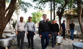 ۷۲ دیگ نذری به نیت ۷۲ شهید دشت کربلا در خوزستان